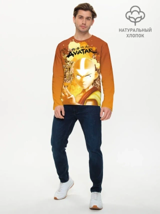 Мужской лонгслив базовый / Легенда об Аанге. Аватар