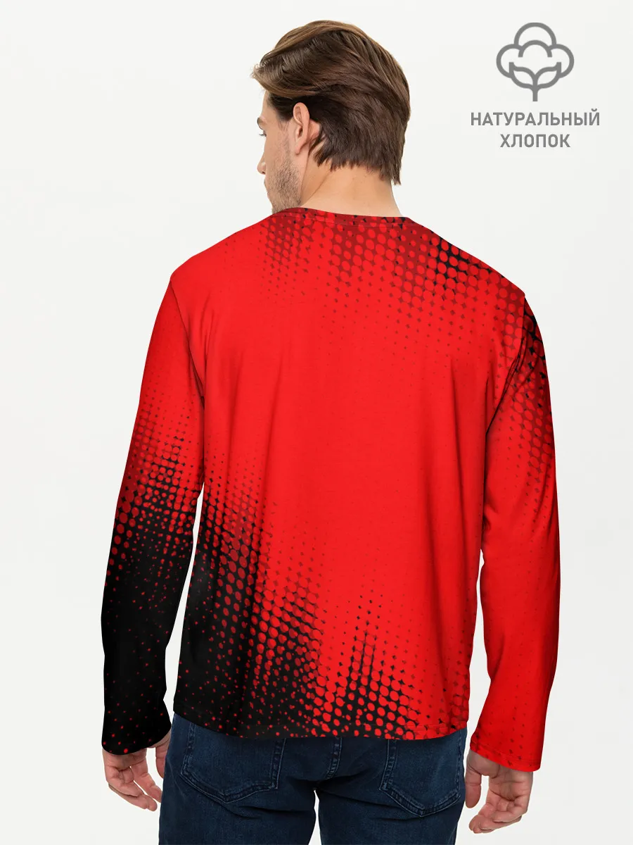 Мужской лонгслив базовый / AC MILAN / МИЛАН