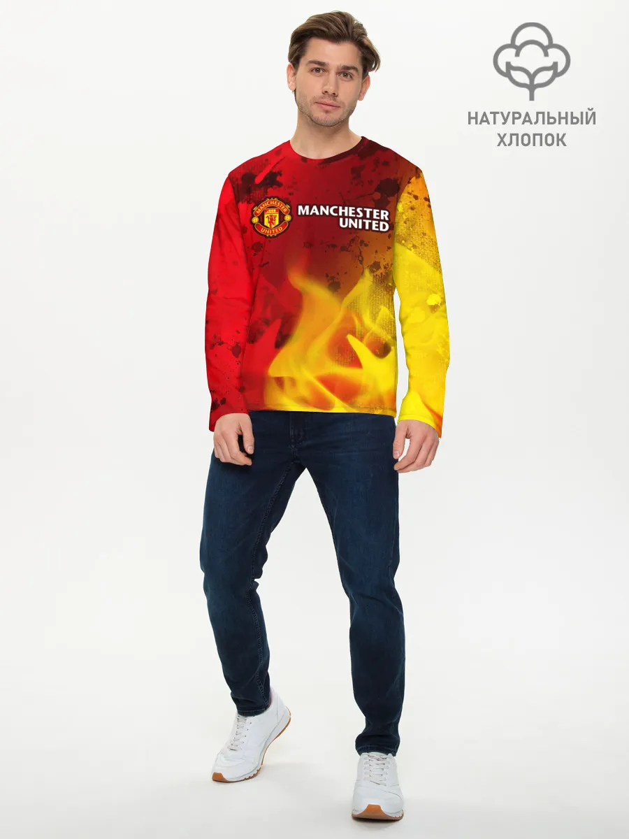 Мужской лонгслив базовый / MANCHESTER UNITED