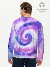 Мужской лонгслив базовый / TIE-DYE PURPLE
