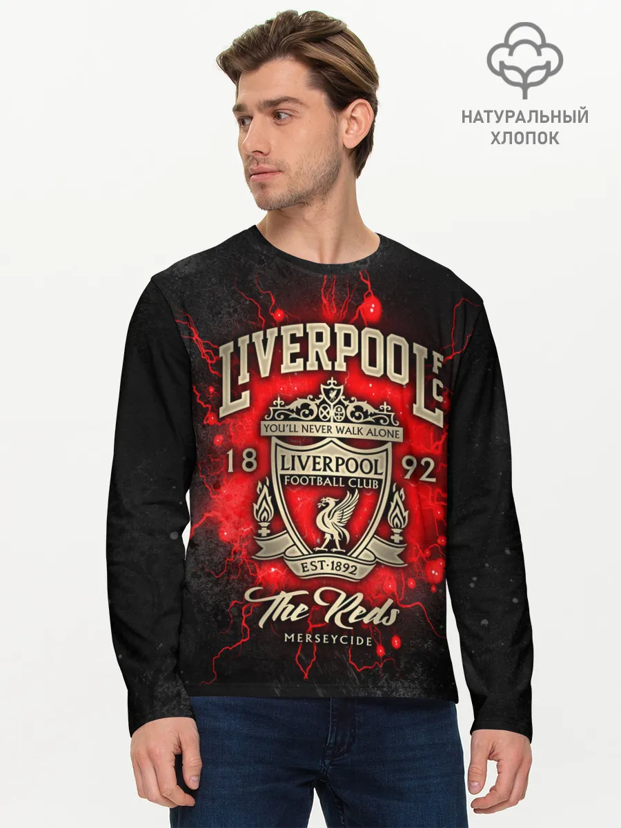 Мужской лонгслив базовый / LIVERPOOL FC