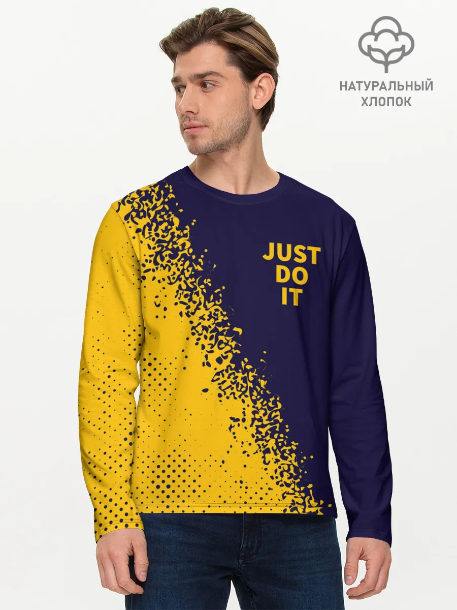 Мужской лонгслив базовый / JUST DO IT