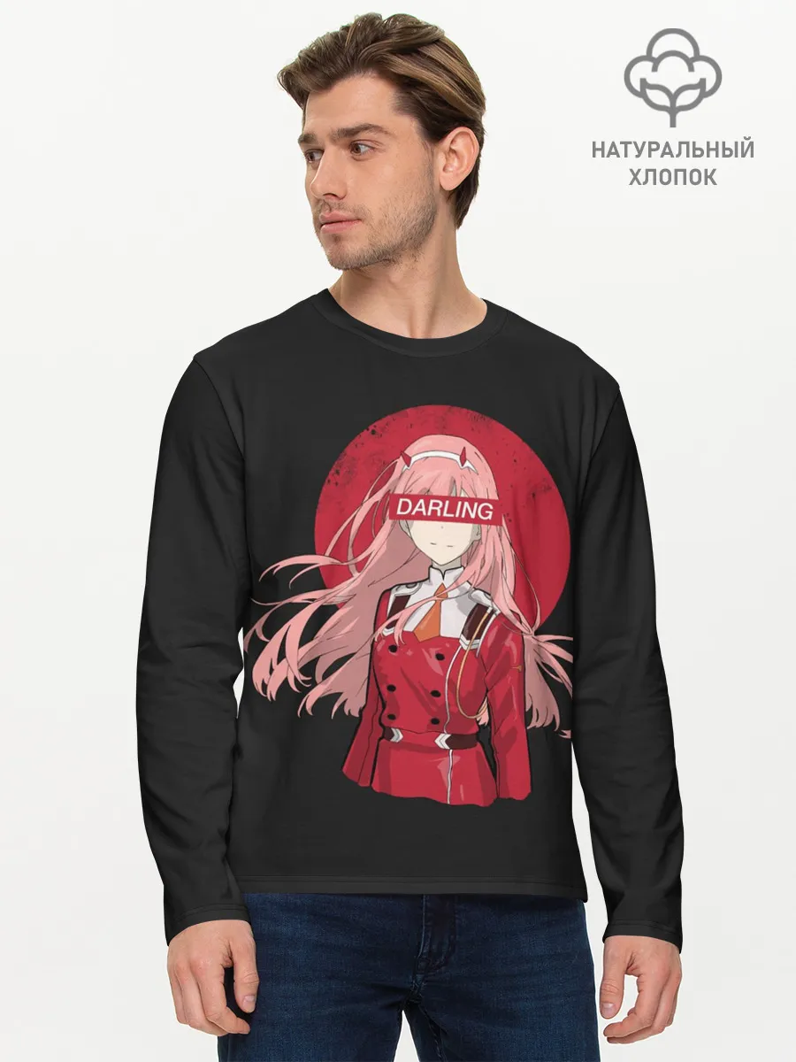 Мужской лонгслив базовый / Darling Zero Two Black