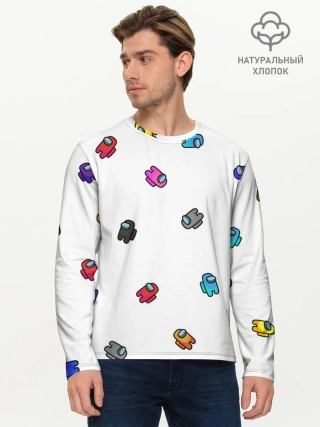 Мужской лонгслив базовый / Among Us