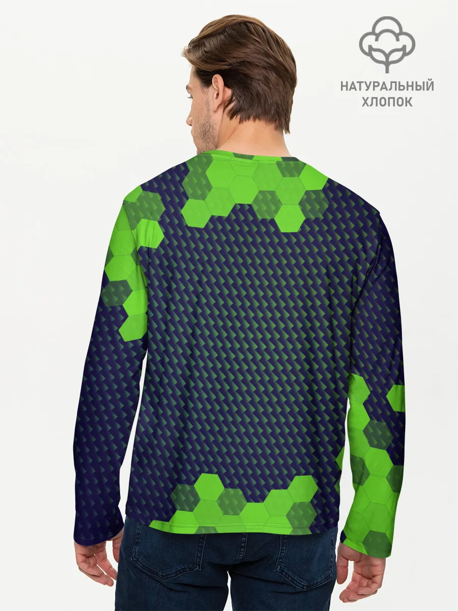 Мужской лонгслив базовый / MINECRAFT / МАЙНКРАФТ