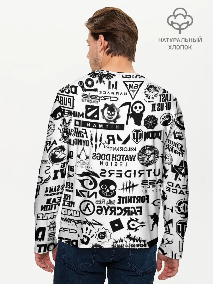 Мужской лонгслив базовый / PROGAMER | Все Игры