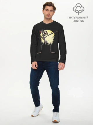 Мужской лонгслив базовый / Сиреноголовый