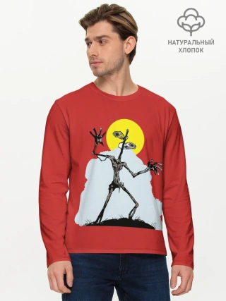 Мужской лонгслив базовый / Сиреноголовый