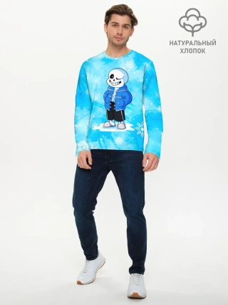 Мужской лонгслив базовый / UNDERTALE