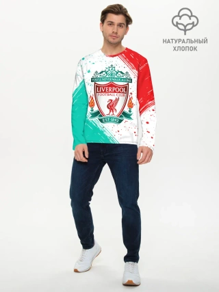 Мужской лонгслив базовый / LIVERPOOL / Ливерпуль