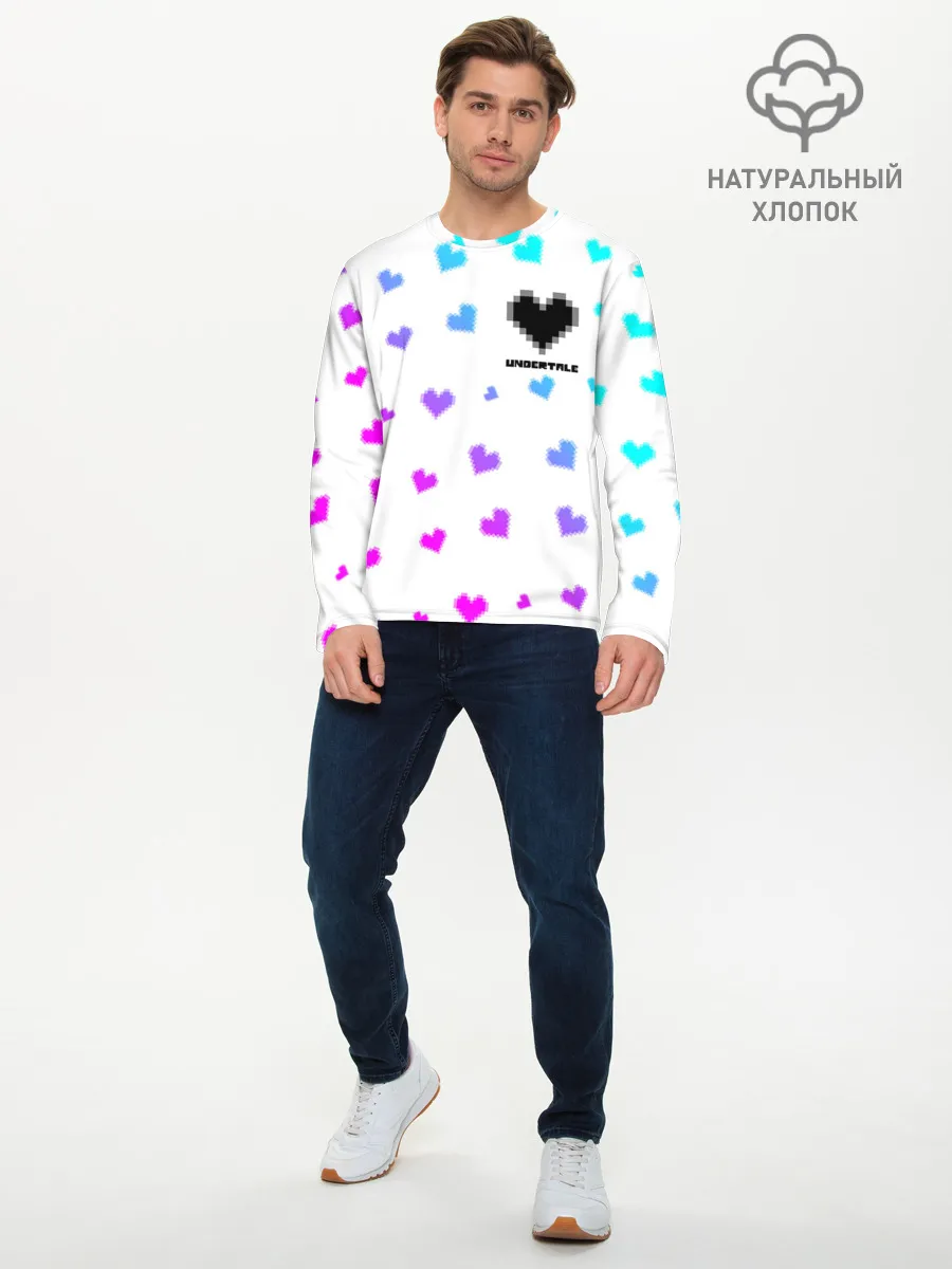 Мужской лонгслив базовый / UNDERTALE / АНДЕРТЕЙЛ
