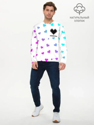 Мужской лонгслив базовый / UNDERTALE / АНДЕРТЕЙЛ