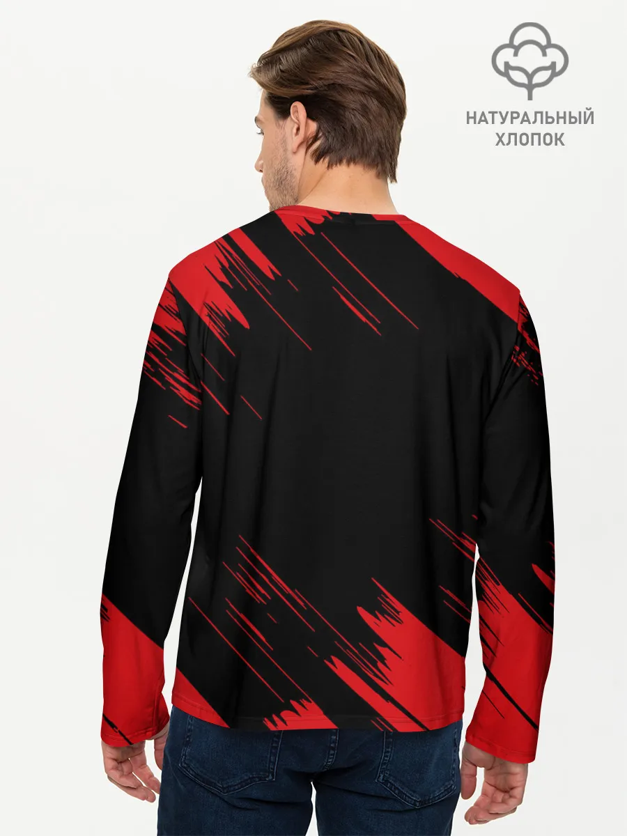 Мужской лонгслив базовый / AC MILAN.