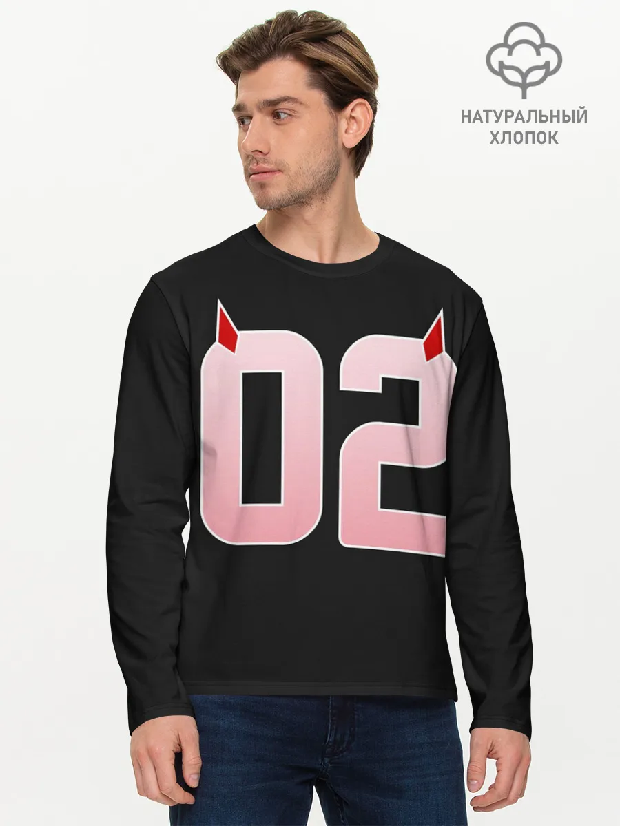 Мужской лонгслив базовый / Порядковый номер 02