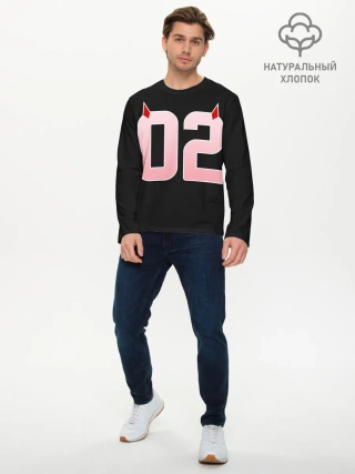 Мужской лонгслив базовый / Порядковый номер 02