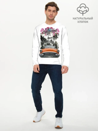 Мужской лонгслив базовый / Adventure