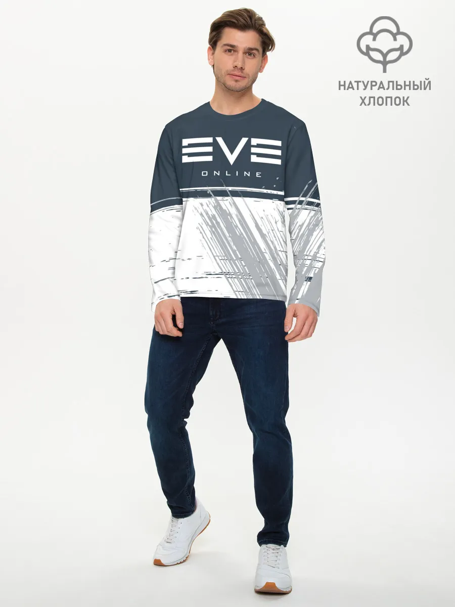 Мужской лонгслив базовый / EVE ONLINE / ИВ ОНЛАЙН