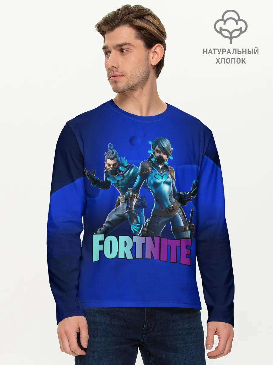 Мужской лонгслив базовый / fortnite