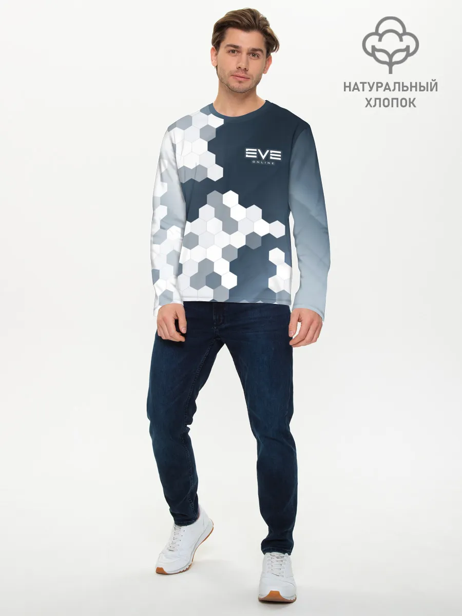Мужской лонгслив базовый / EVE ONLINE / ИВ ОНЛАЙН