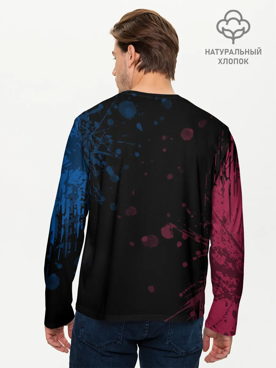 Мужской лонгслив базовый / FC BARCELONA.