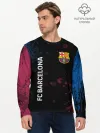 Мужской лонгслив базовый / FC BARCELONA.