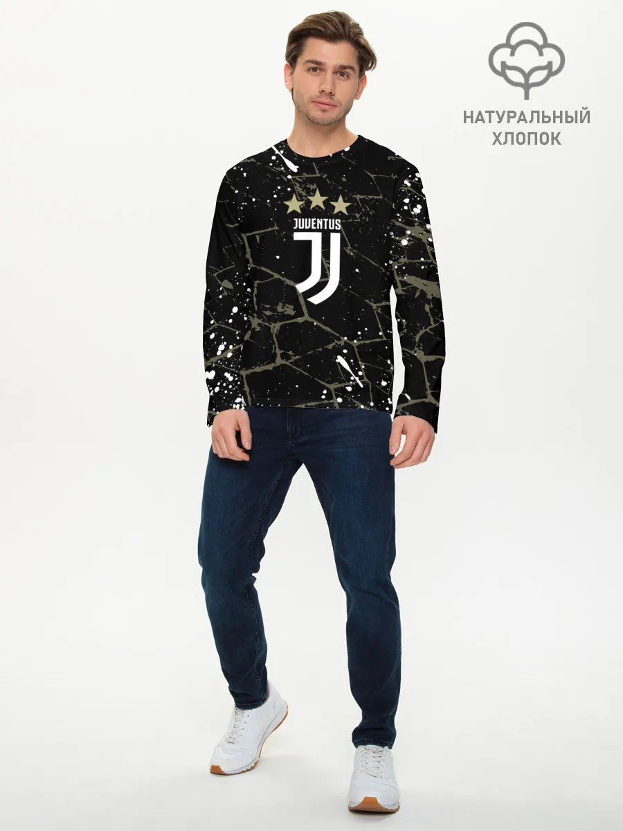 Мужской лонгслив базовый / JUVENTUS.