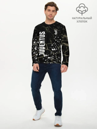 Мужской лонгслив базовый / JUVENTUS.