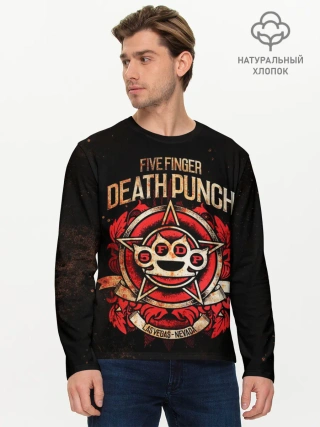 Мужской лонгслив базовый / Five Finger Death Punch