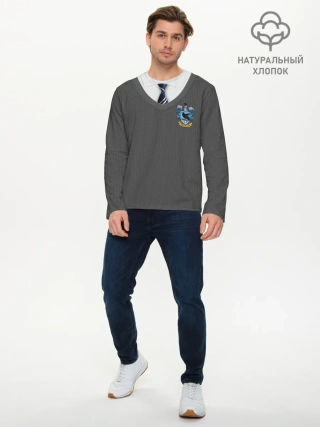 Мужской лонгслив базовый / Форма Когтеврана