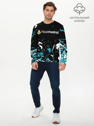 Мужской лонгслив базовый / REAL MADRID.