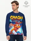 Мужской лонгслив базовый / Crash Bandicoot