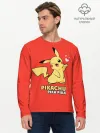 Мужской лонгслив базовый / Pikachu Pika Pika