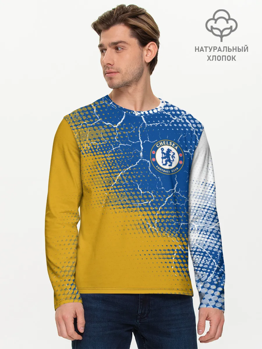 Мужской лонгслив базовый / CHELSEA F.C. / ЧЕЛСИ
