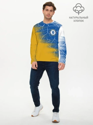 Мужской лонгслив базовый / CHELSEA F.C. / ЧЕЛСИ