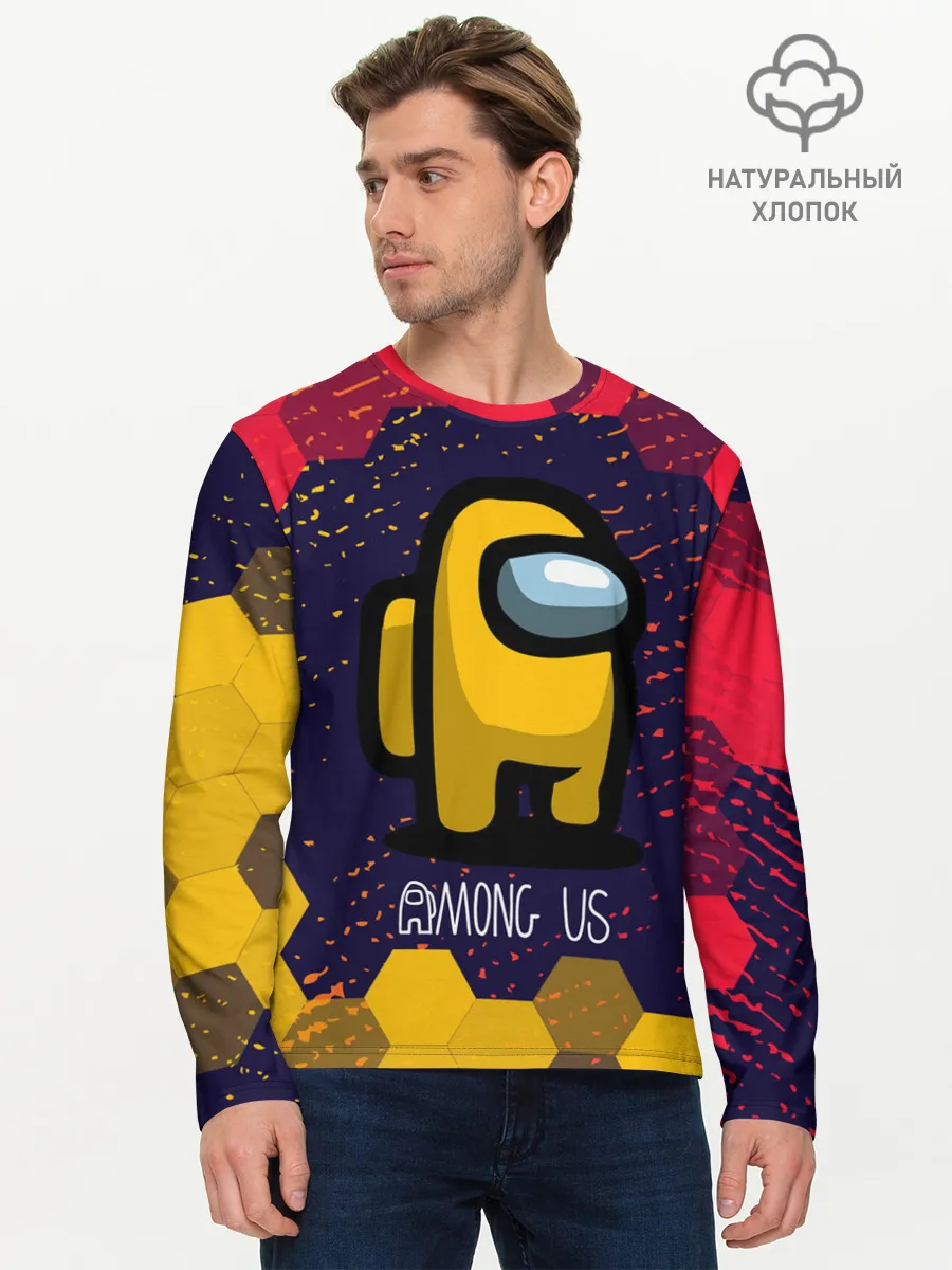 Мужской лонгслив базовый / AMONG US / АМОНГ АС