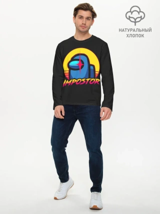 Мужской лонгслив базовый / Among Us