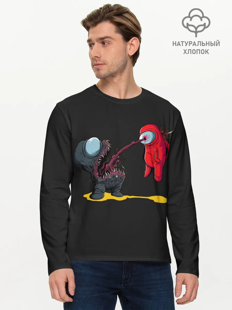 Мужской лонгслив базовый / Among Us