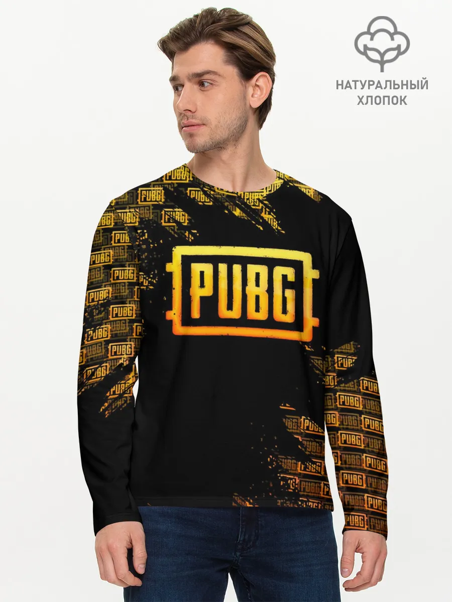 Мужской лонгслив базовый / PUBG