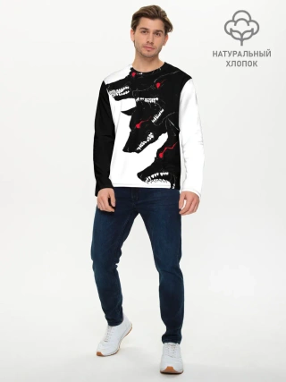 Мужской лонгслив базовый / Gluttony