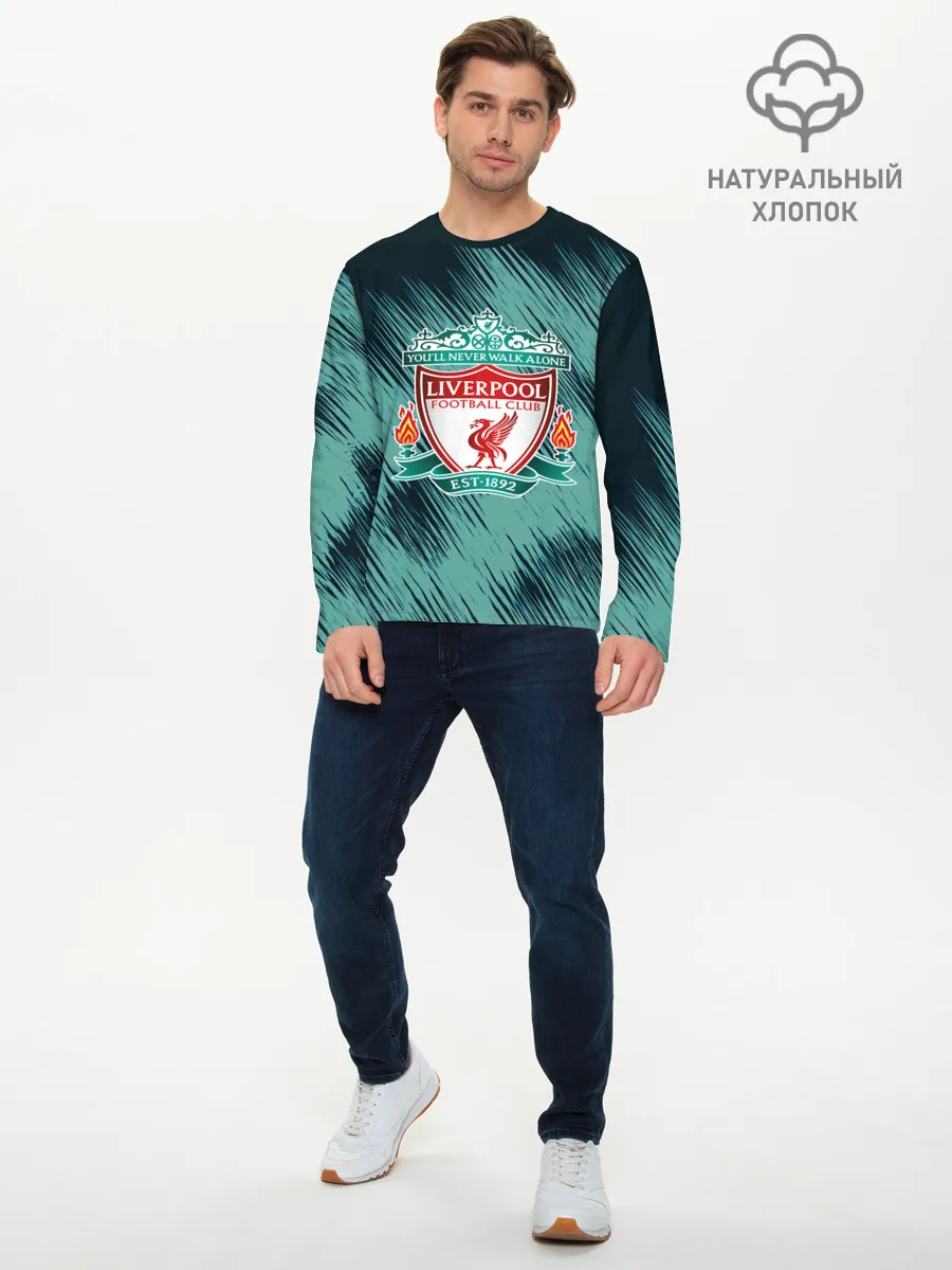 Мужской лонгслив базовый / LIVERPOOL