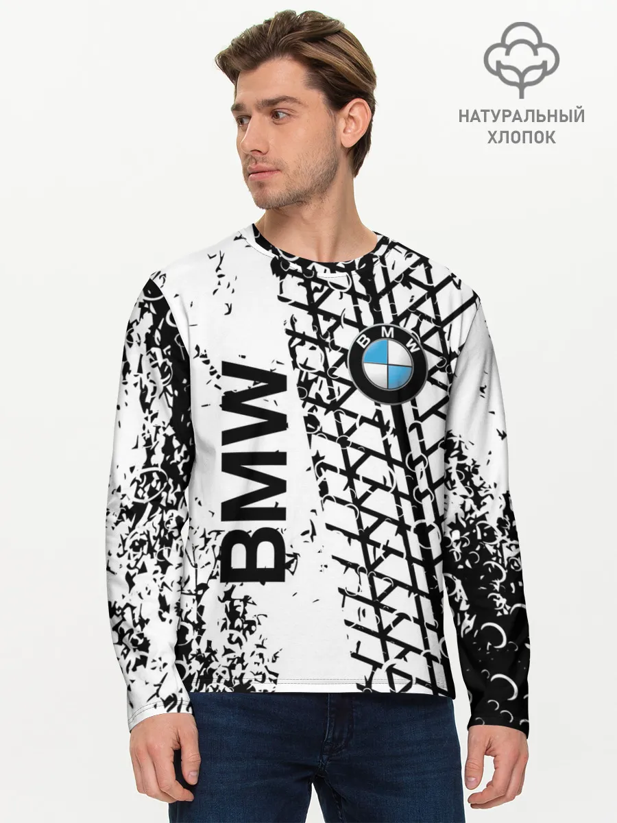Мужской лонгслив базовый / BMW.