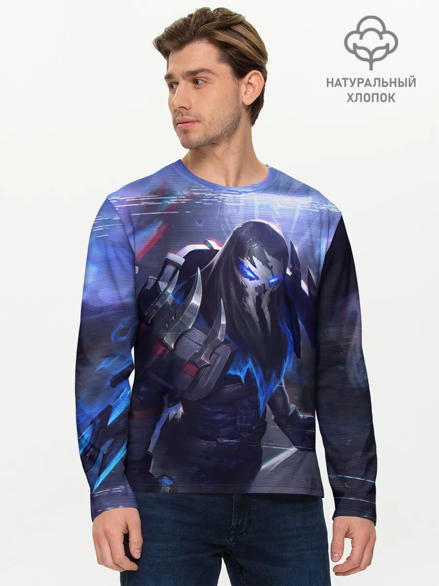 Мужской лонгслив базовый / League of legends Pyke