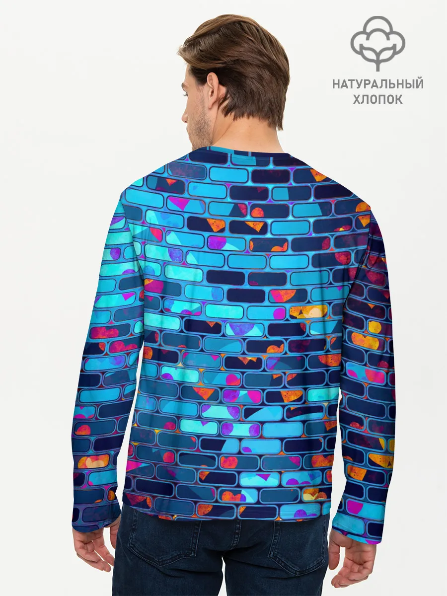 Мужской лонгслив базовый / Кирпичики.