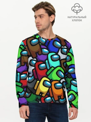 Мужской лонгслив базовый / Among us