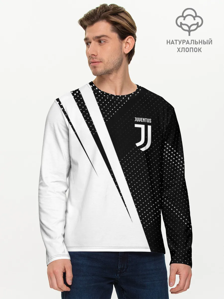 Мужской лонгслив базовый / JUVENTUS / ЮВЕНТУС