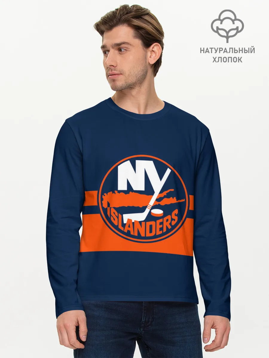 Мужской лонгслив базовый / NY ISLANDERS NHL