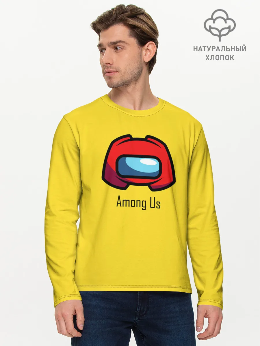 Мужской лонгслив базовый / Among Us|LoGo
