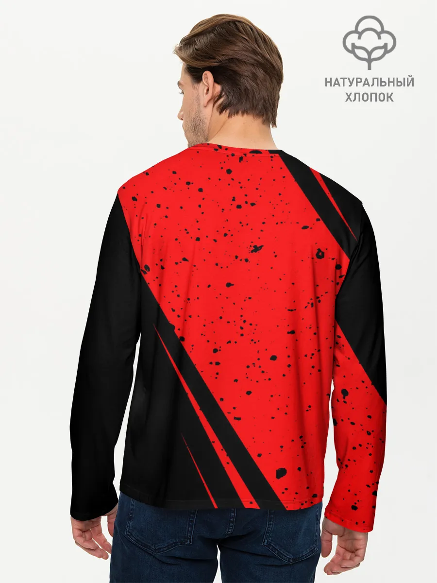 Мужской лонгслив базовый / AC MILAN / МИЛАН