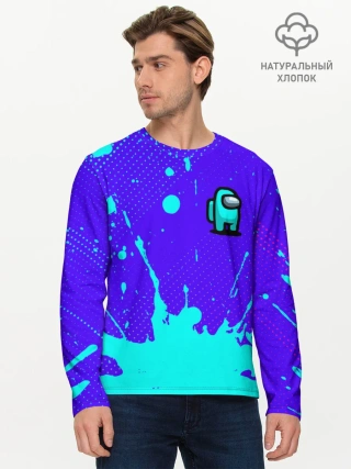 Мужской лонгслив базовый / AMONG US / АМОНГ АС