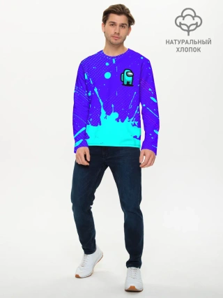 Мужской лонгслив базовый / AMONG US / АМОНГ АС